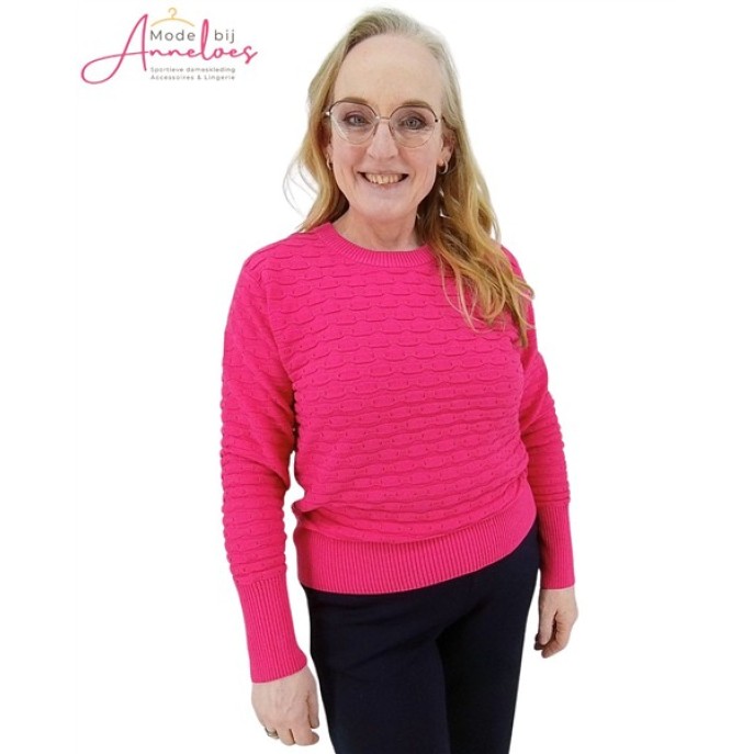 Micha Pullover Relief Hot Pink Micha Pullover Relief Hot Pink